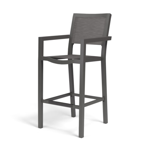 Contemporary Outdoor Sling Bar Stool