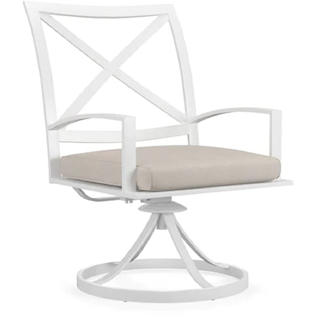 Cushioned Swivel Dining Chair