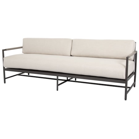 Outdoor Cushioned Sofa