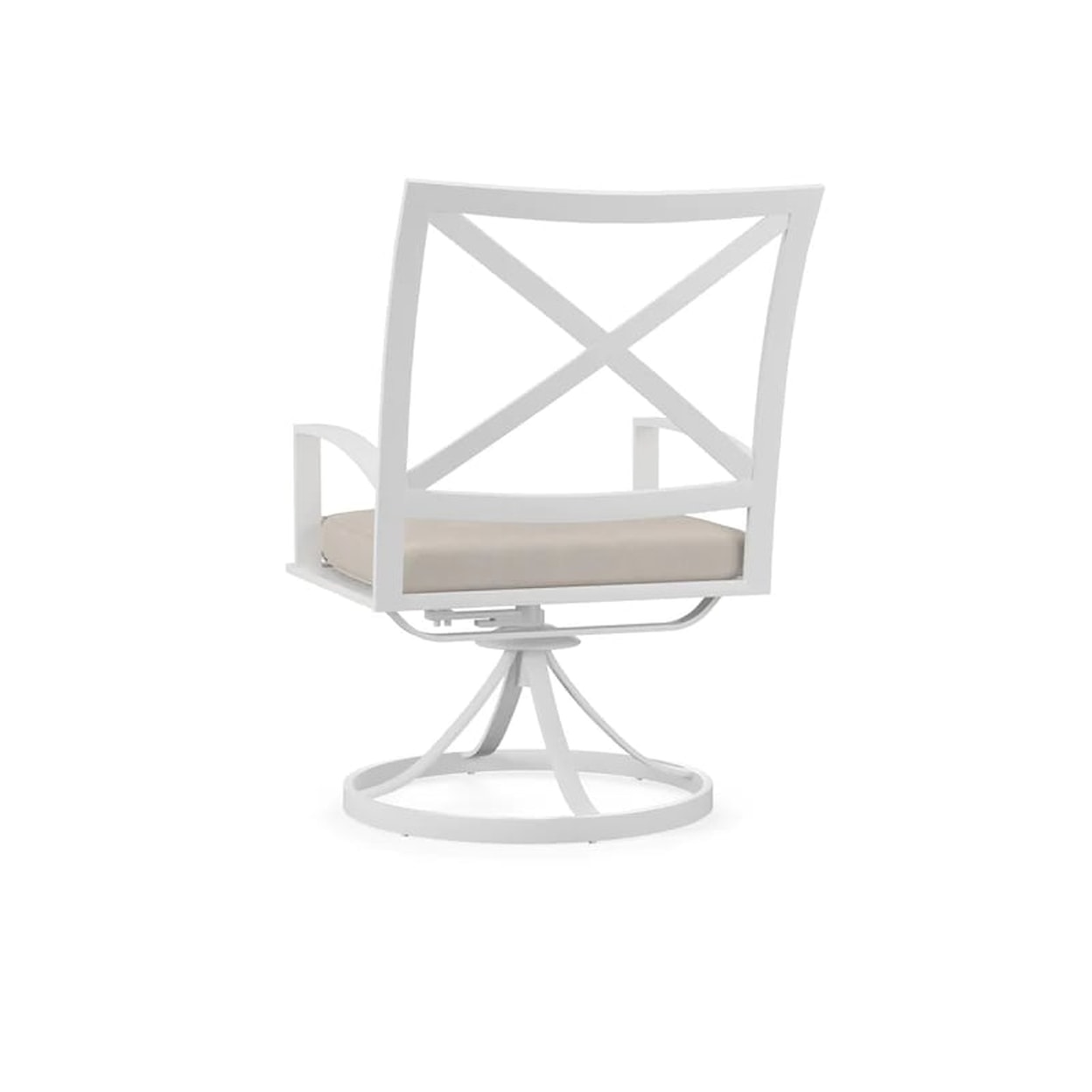 Sunset West Bristol Cushioned Swivel Dining Chair