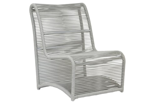 Coastal Armless Club Chair Chair