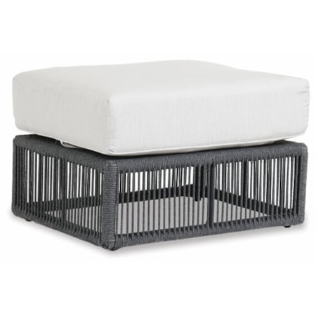 Outdoor Cushioned Ottoman
