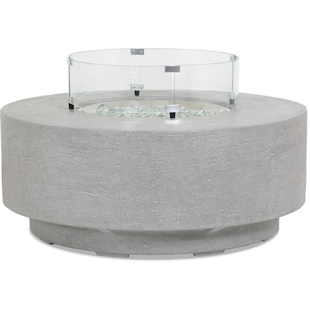 Outdoor Round Fire Table