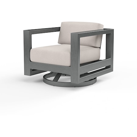 Outdoor Swivel Club Chair