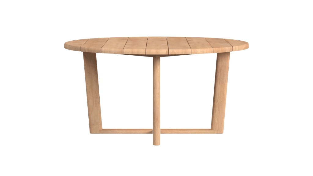 Natural Teak 56" Rd. Dining Table