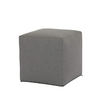 Contemporary Outdoor Square Ottoman