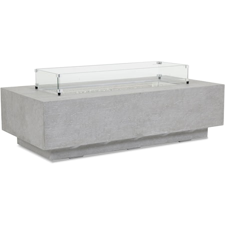 Outdoor Rectangular Fire Table