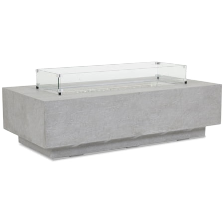 Outdoor Rectangular Fire Table