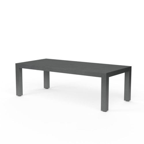 Contemporary Outdoor 90" Dining Table