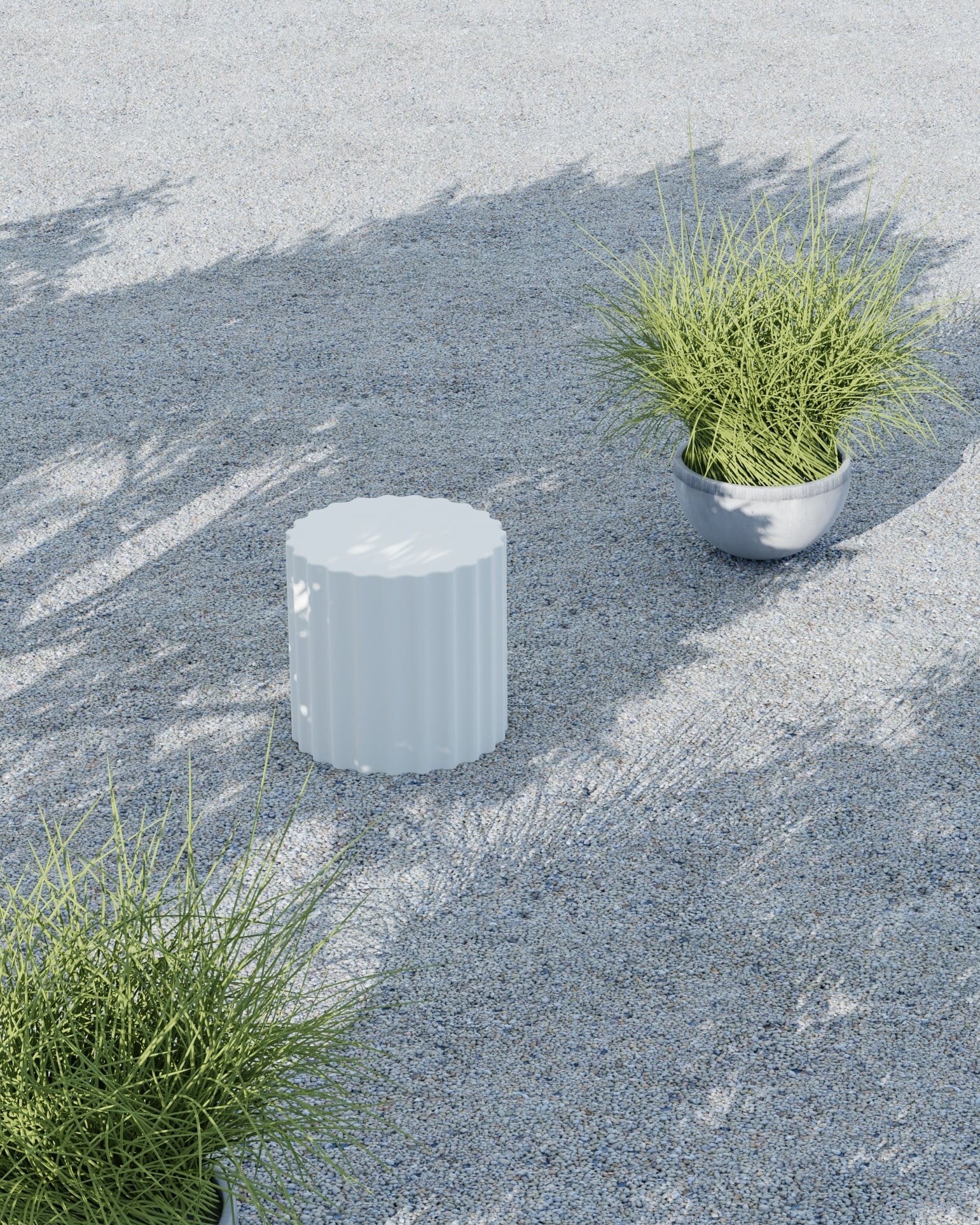 Outdoor Round End Table