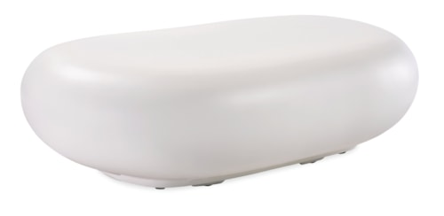 Contemporary Outdoor Oval Coffee Table