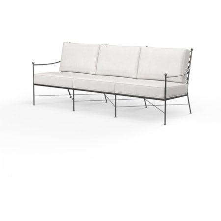 Outdoor Cushioned Sofa