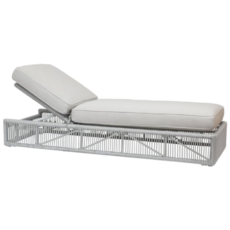 Outdoor Cushioned Chaise Lounge