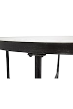 Sunset West Provence Contemporary 84" Dining Table with Metal Legs