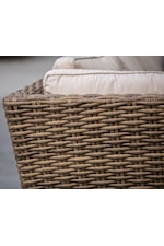 Sunset West Havana Transitional Outdoor Resin Wicker Coffee Table