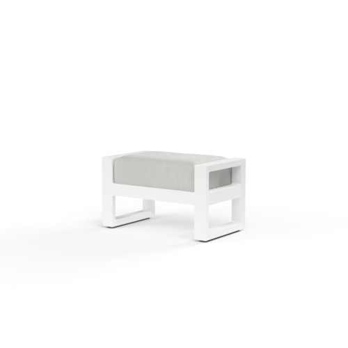 Contemporary Rectangular Outdoor Ottoman