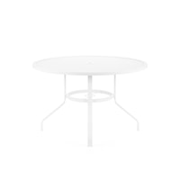 Transitional 48" Round Outdoor Dining Table