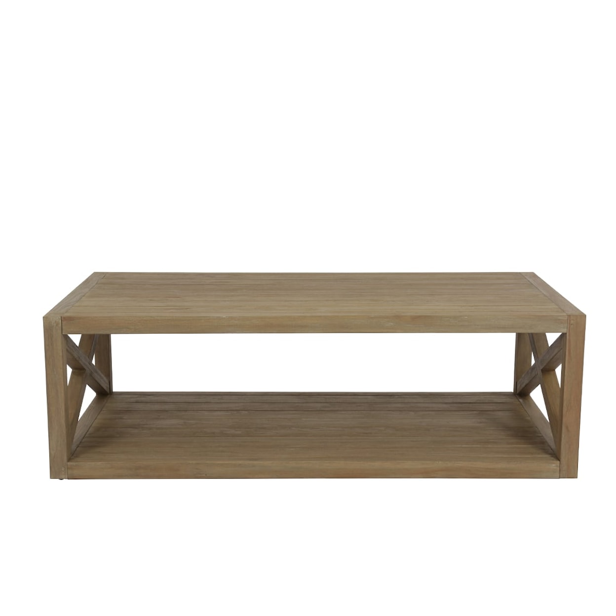 Sunset West Coastal Teak Rectangular Coffee Table