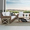 Sunset West Coastal Teak Rectangular Coffee Table