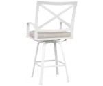 Sunset West Bristol Cushioned Swivel Counter Stool