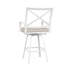 Sunset West Bristol Cushioned Swivel Counter Stool