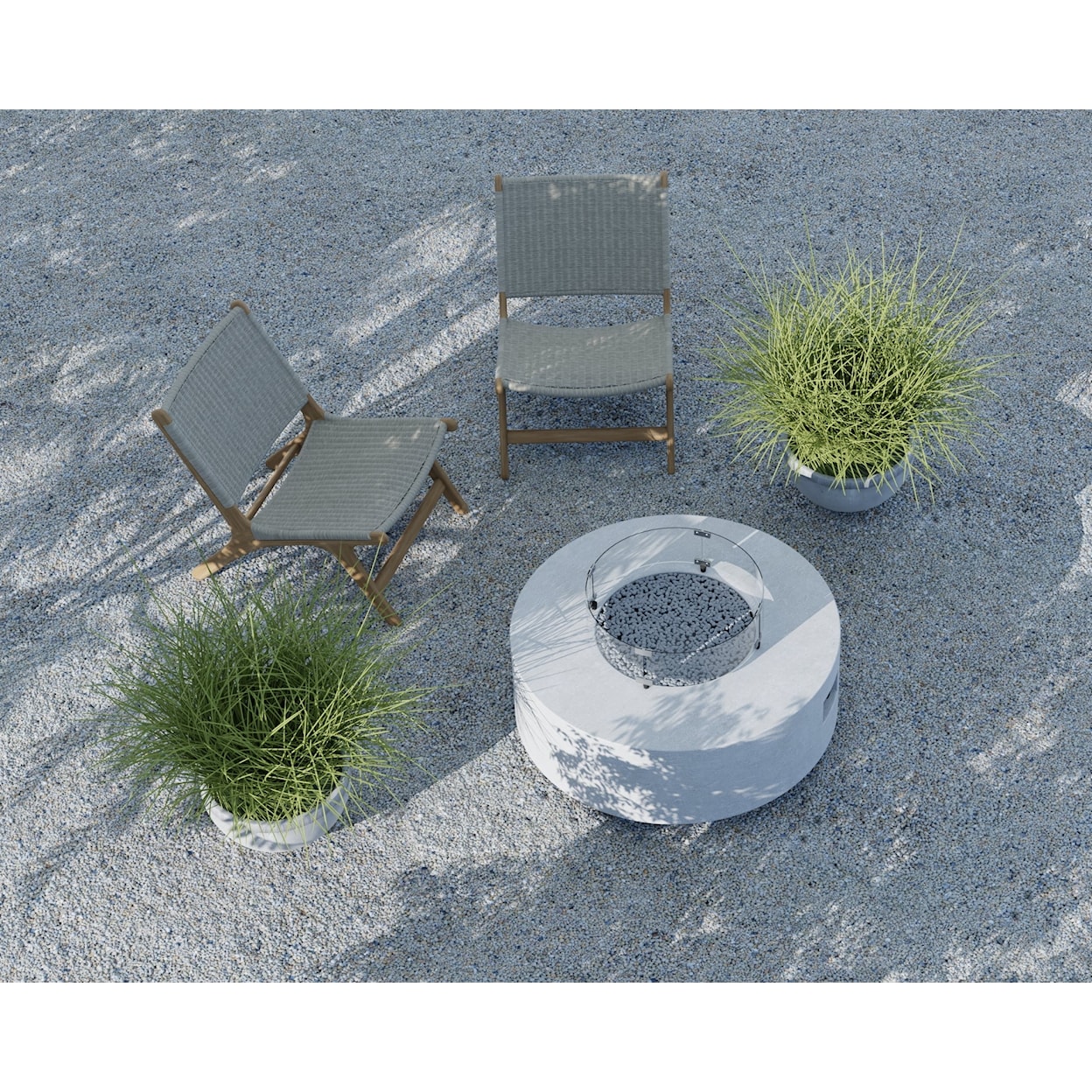 Sunset West The Bazaar Outdoor Round Fire Table