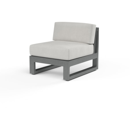 Outdoor Armless Club Chair