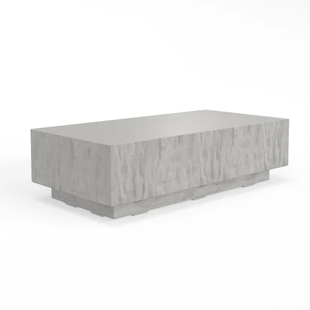 Contemporary Outdoor Rectangular Coffee Table