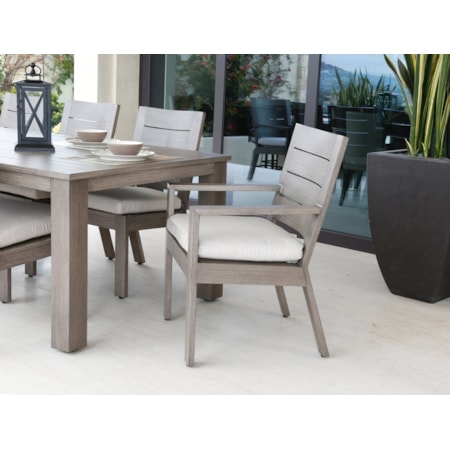 Outdoor Armless Dining Chair