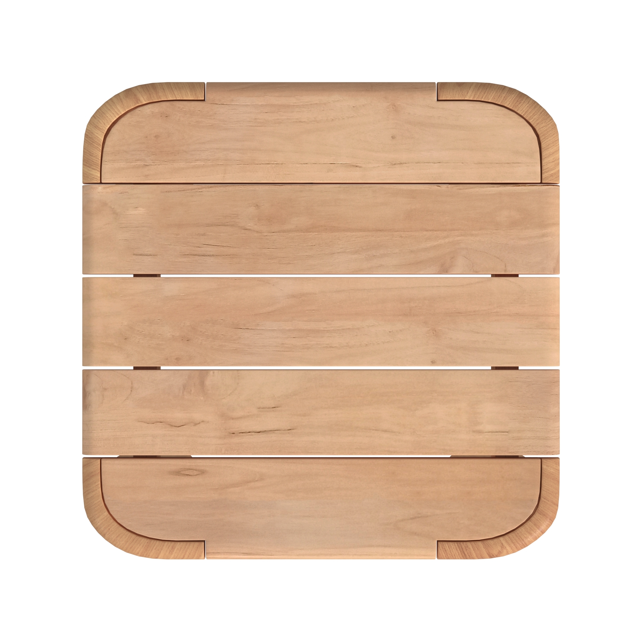 Natural Teak 24" Sq. End Table