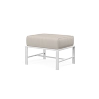 Transitional Cushioned Ottoman