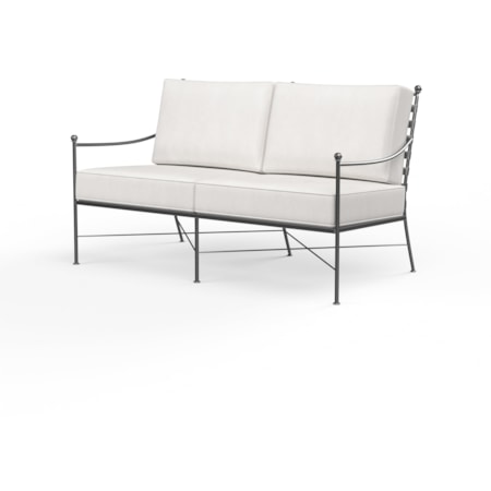 Outdoor Cushioned Loveseat