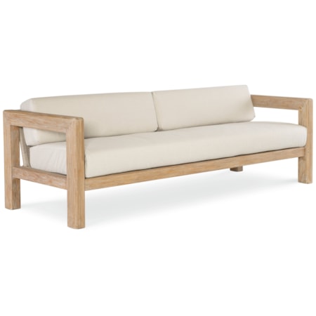 Outdoor Cushioned Sofa