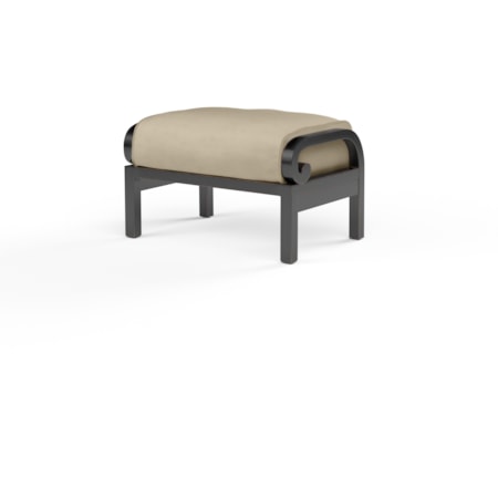 Cushioned Ottoman w/Self-Welt
