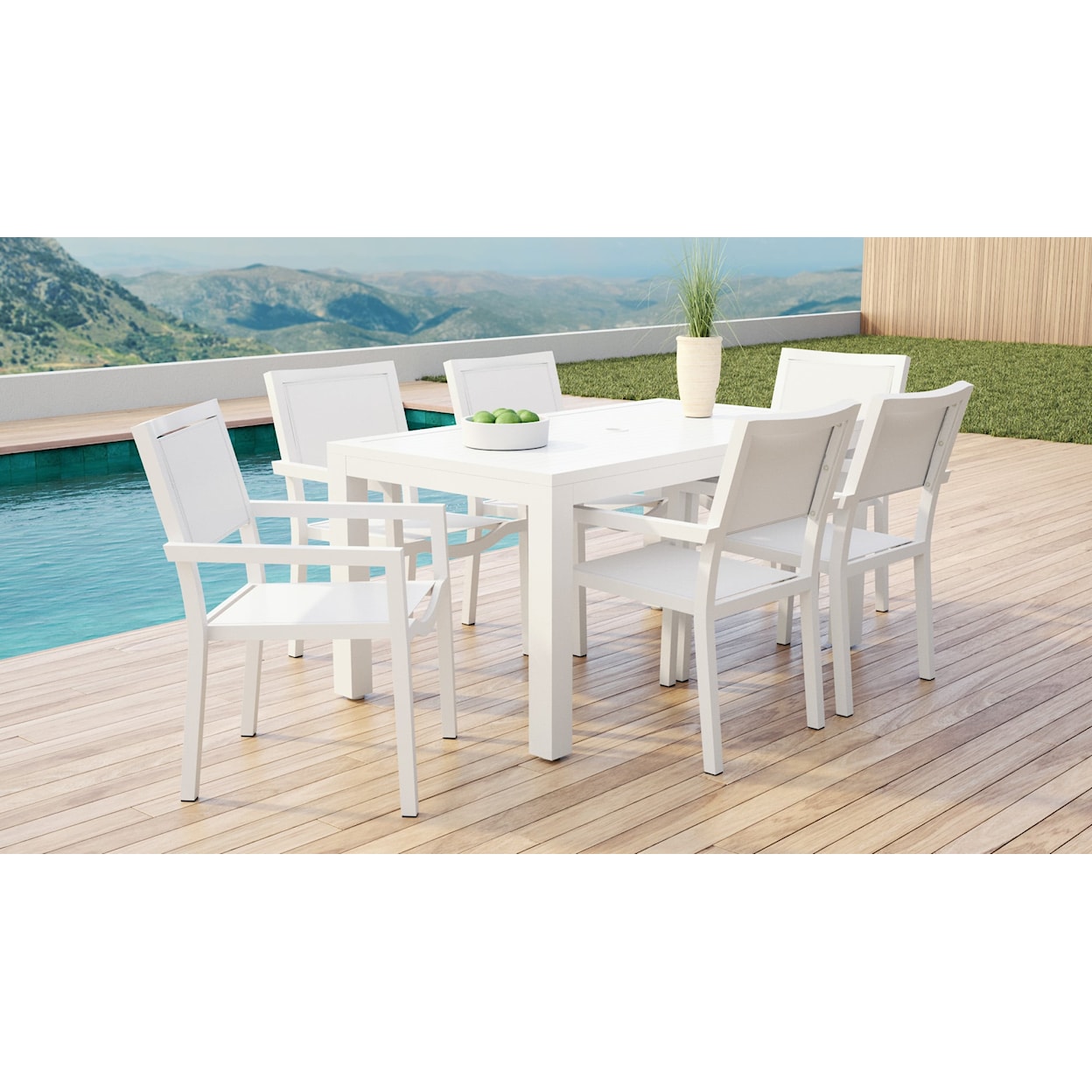 Sunset West Naples Outdoor Sling Dining Chair