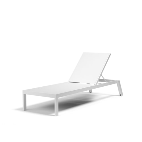 Contemporary Outdoor Stackable Chaise