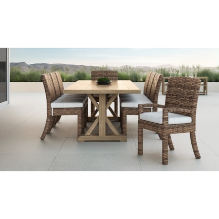 Outdoor Armless Dining Chair