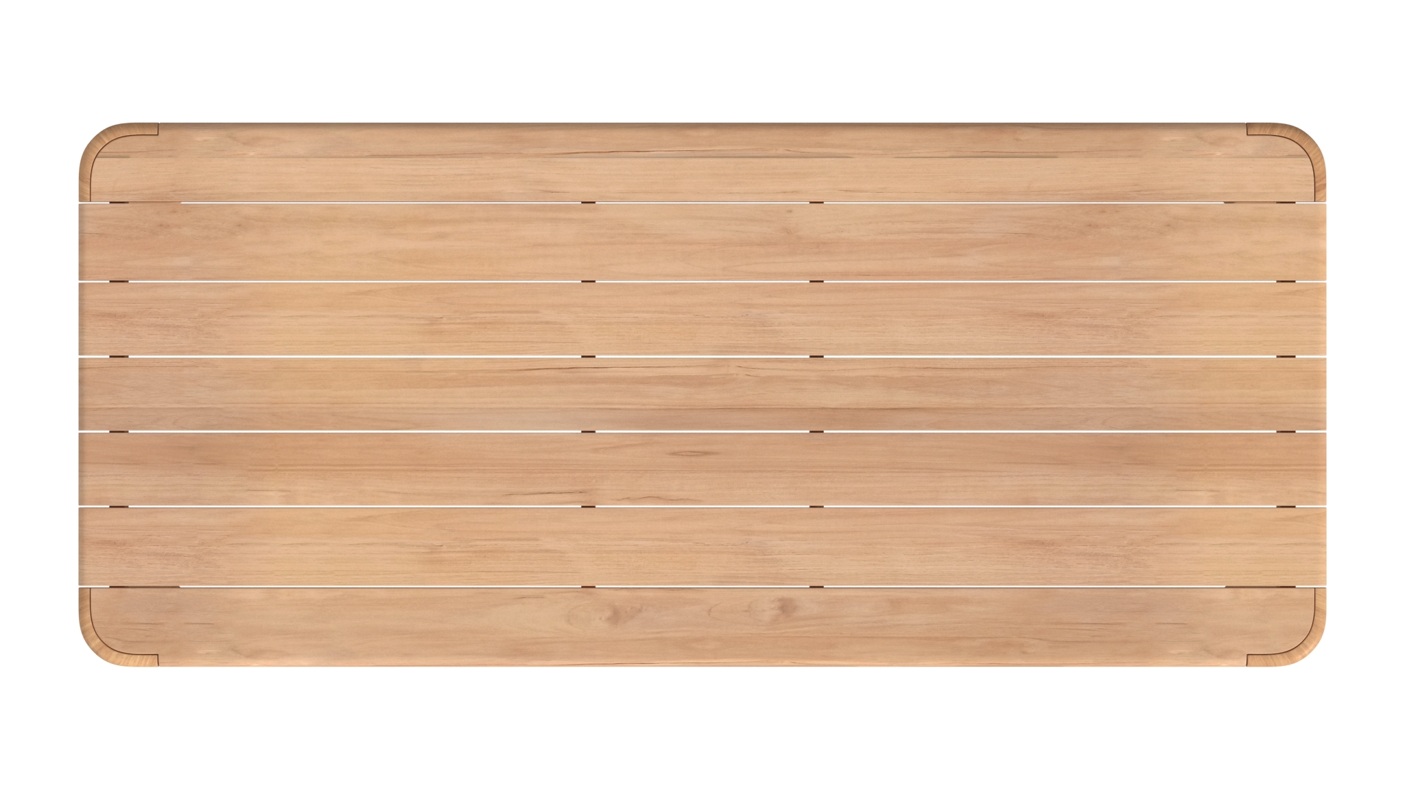 Sunset West Natural Teak Natural Teak 96" Rect. Dining Table