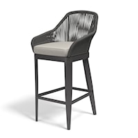 Contemporary Upholstered Barstool