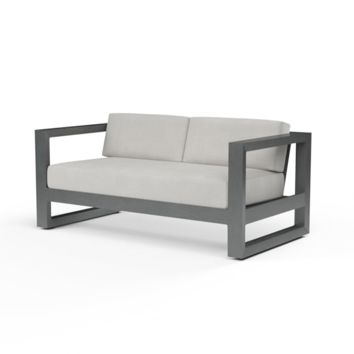 Contemporary Outdoor Loveseat