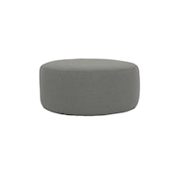 Contemporary 18" Outdoor Pouf Ottoman