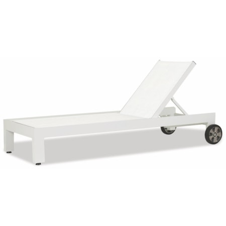 Outdoor Adjustable Sling Chaise