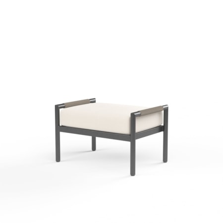 Outdoor Cushioned Ottoman