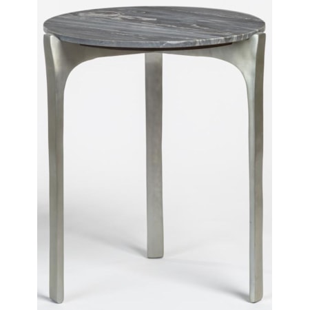 Marble Top End Table