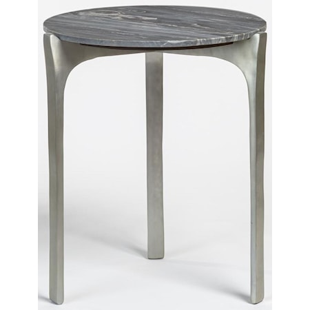 Marble Top End Table