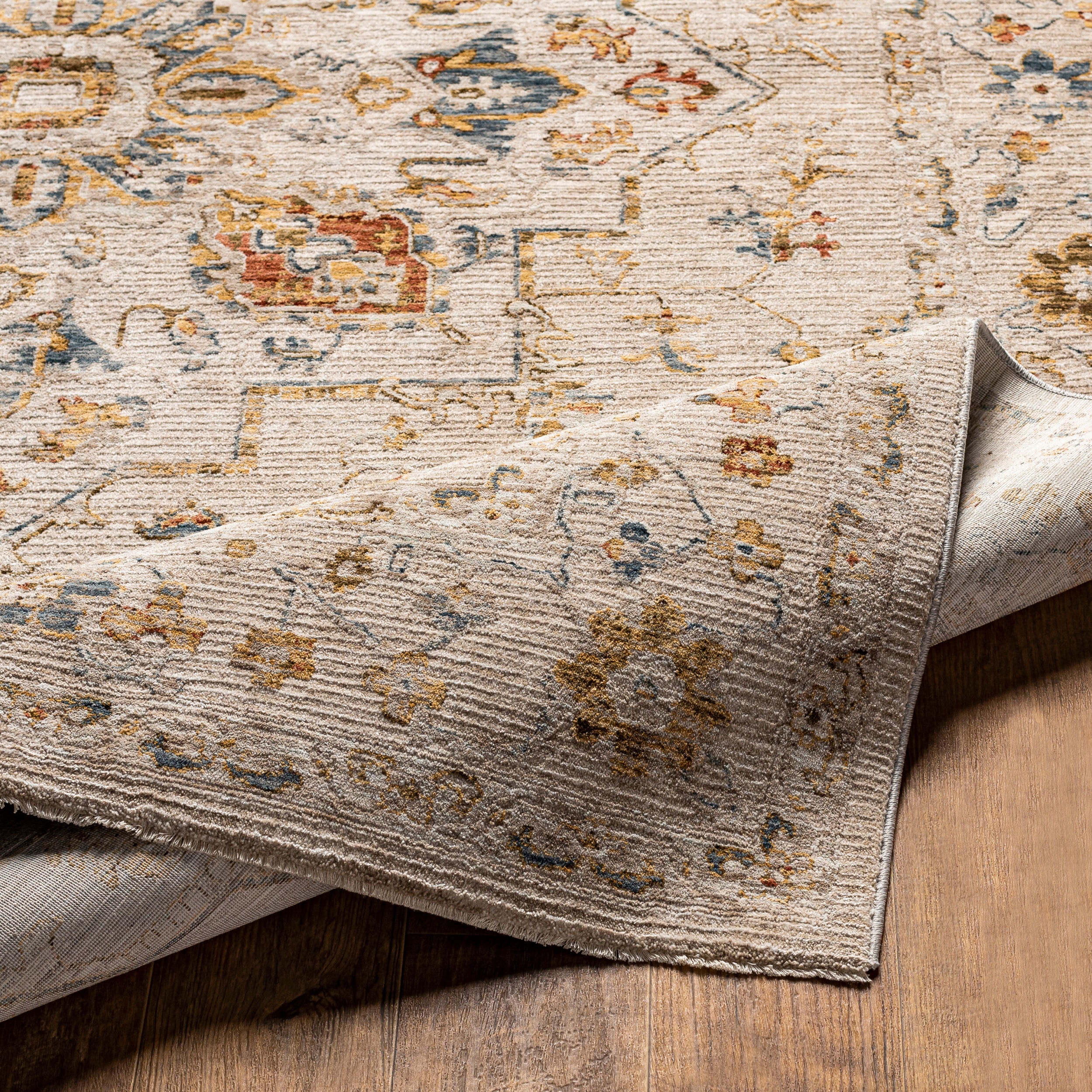 BROWN 9X12'2" 100% Polyeste RUG