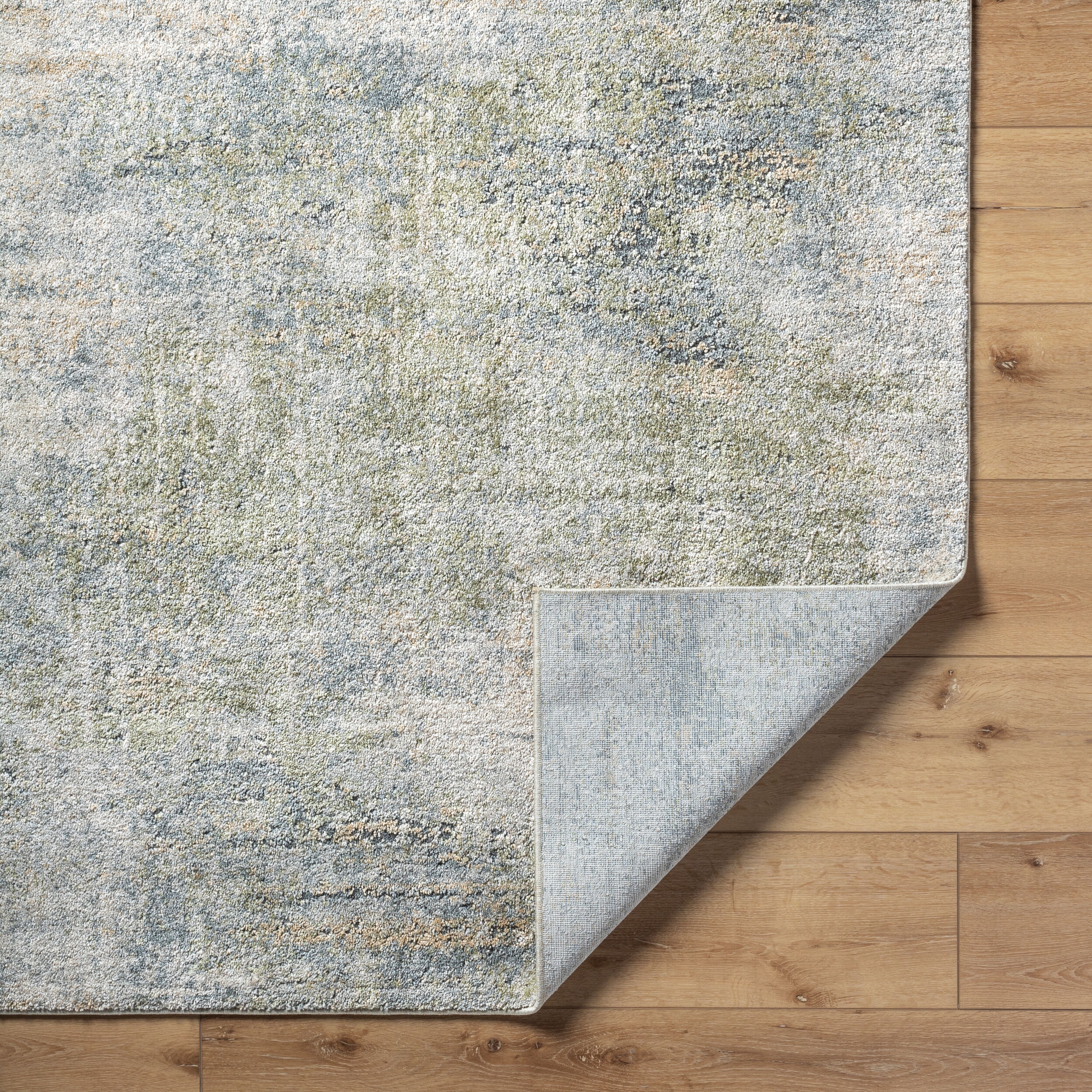 Beige,Gray, Deep Teal 9'2X12 RUG