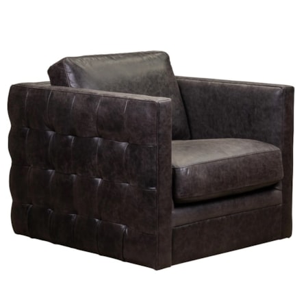 Tufted Swivel Chair