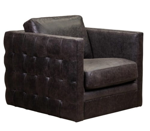 Tufted Swivel Chair