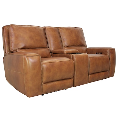 Power Loveseat with Console